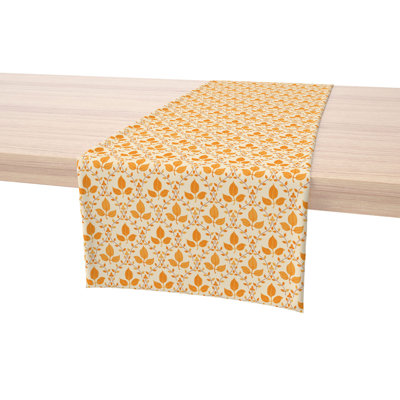 Table Runner, 100% Cotton, Classic Fall Pattern