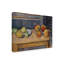 «Still Life with Apples and Pears» par Paul Cezanne - reproduction d'art sur toile-513423357