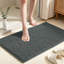 Tapis de bain rectangulaire antidérapant en polyester luxueux ultra doux et absorbant Luxury Chenille-448502988-448502989