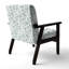 Chaise d'appoint Country Farmhouse - Fauteuil vert Ferns Vines-1313539110