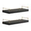Ensemble de deux tablettes flottantes avec rampes-119045537
