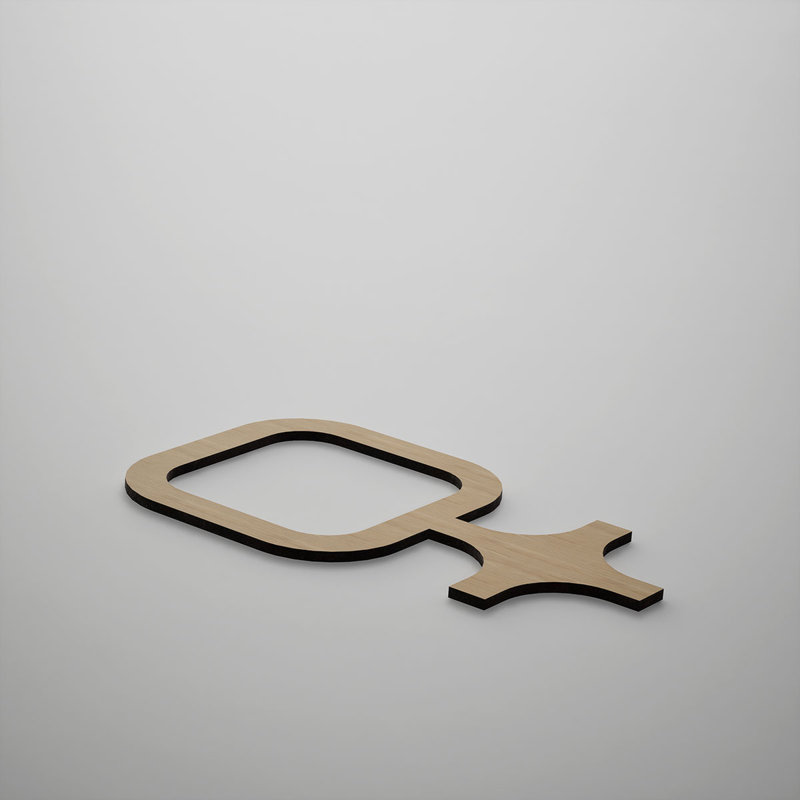 Panneaux muraux décoratifs en bois Lancaster, très petit, l 12 7/8 po x H 7 3/8 po x T 3/8 po, chêne blanc