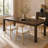 Paulson Large 79" Transitional Rectangular Wood Dining Table with Four Legs