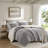 Cozy Chenille Full Queen Bedding Sets, Cable Knit Sherpa Home Style
