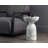 Kellaman Concrete Top End Table - White-1936448398