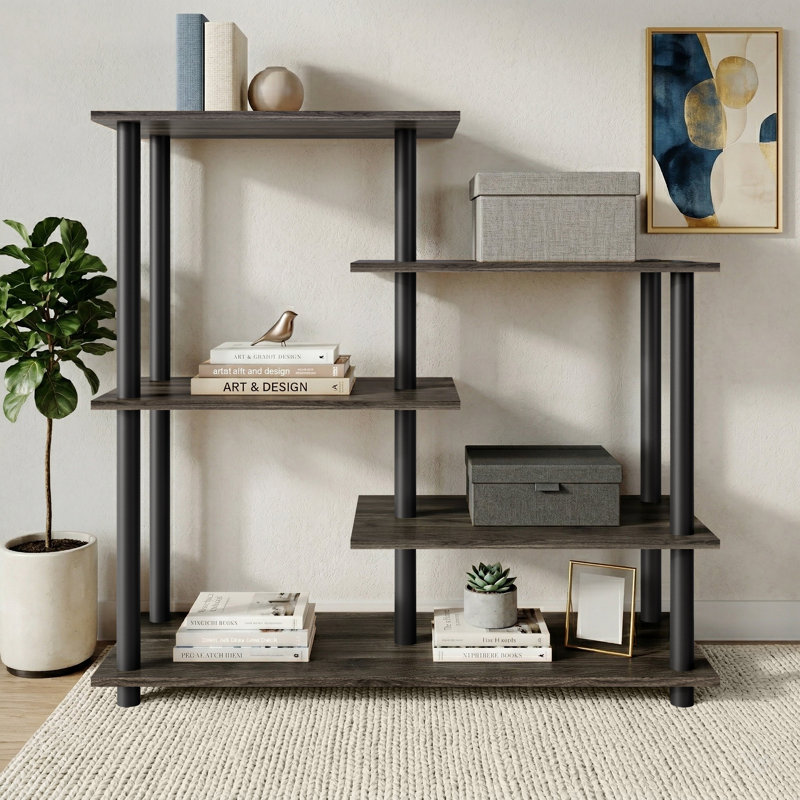 Étagère polyvalente à 5 niveaux Easy Twist, Gris foncé