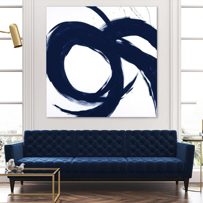 " Navy Circular Strokes II "