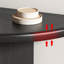 Console noire en bois massif-391606819-391606817