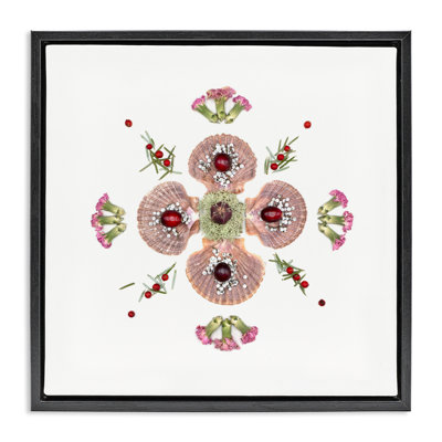 Cadre flottant Clam Shells & Botanicals, conception par Beth Adoette