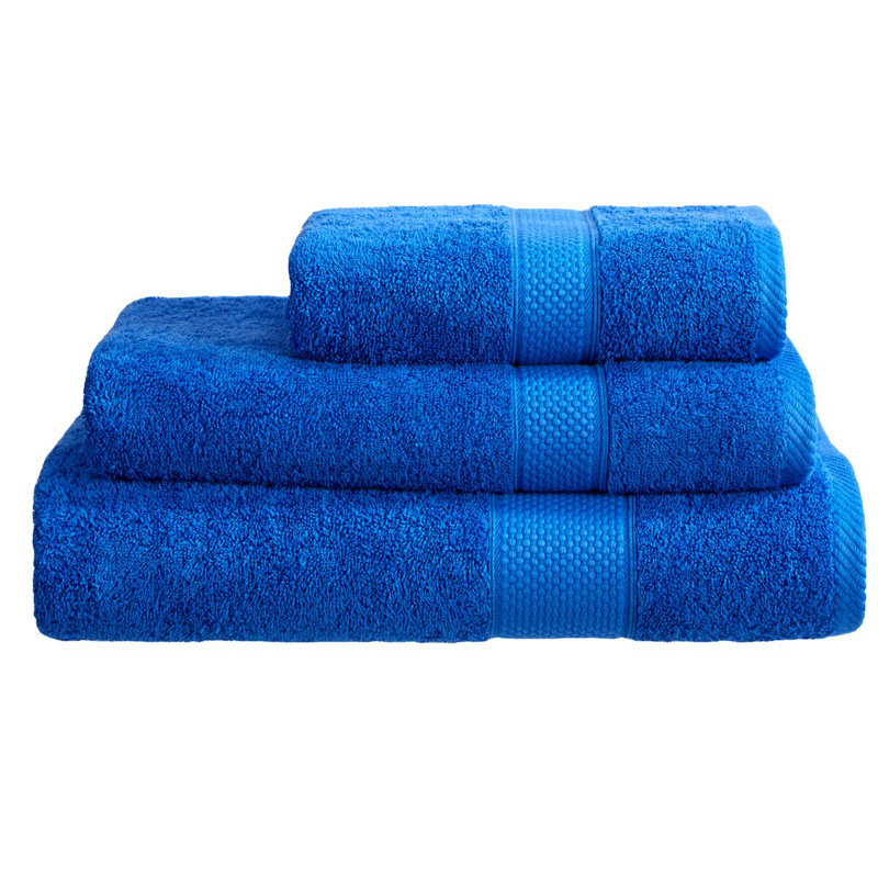 Arelious 6 Piece Multi-Size Bale, BathSheet-2,BathTowel-2,HandTowel-2,Washcloth-2, Royal