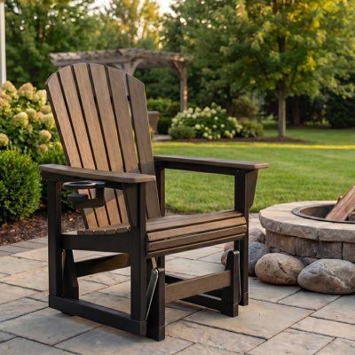 Fauteuil Adirondack, noir