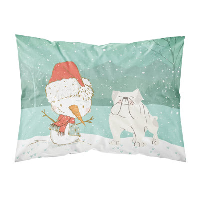 Taie d’oreiller de noël bonhomme de neige