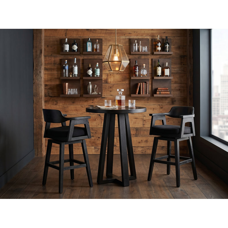  Table bistro ronde Mia, H 42 po x L 32 po x l 32 po, Ombre