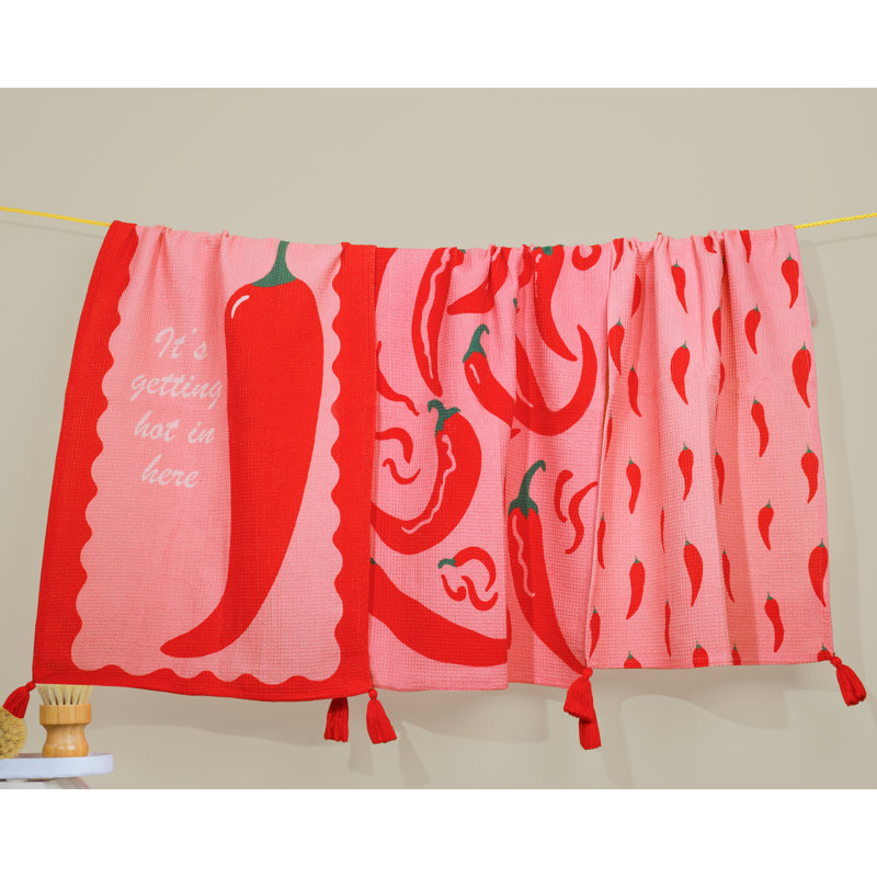 Chili Pepper Kitchen Towel Set