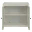 Console blanche avec 2 portes