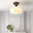 Deontre Glass Semi Flush Mount-1608814916