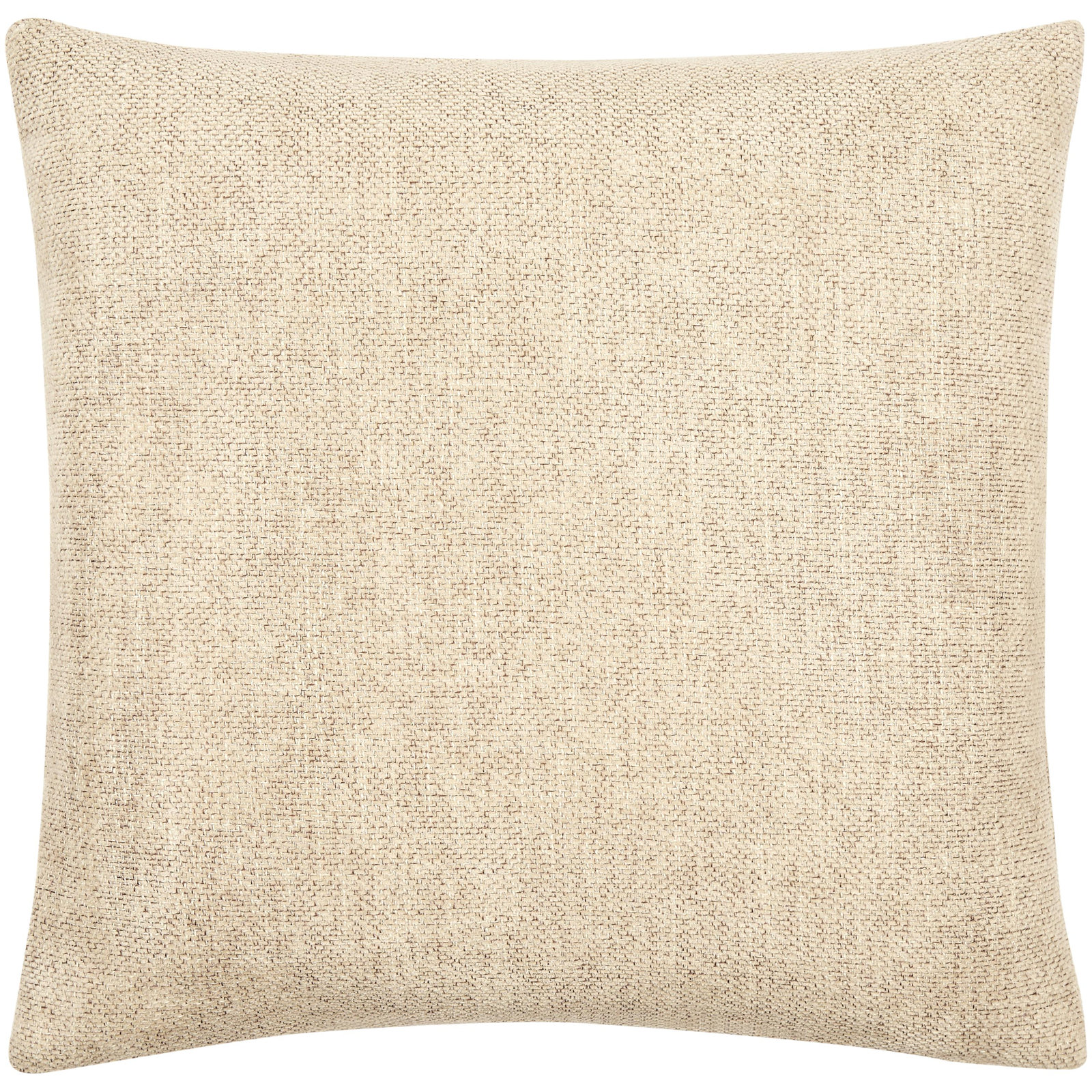 Kamaili Pillow Cover, Beige, 22"H x 22"W, Pillow Cover Only - No Insert