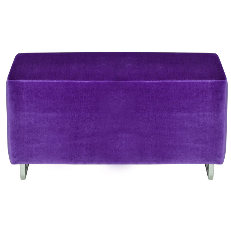 Pepi Upholstered Bench, Violet