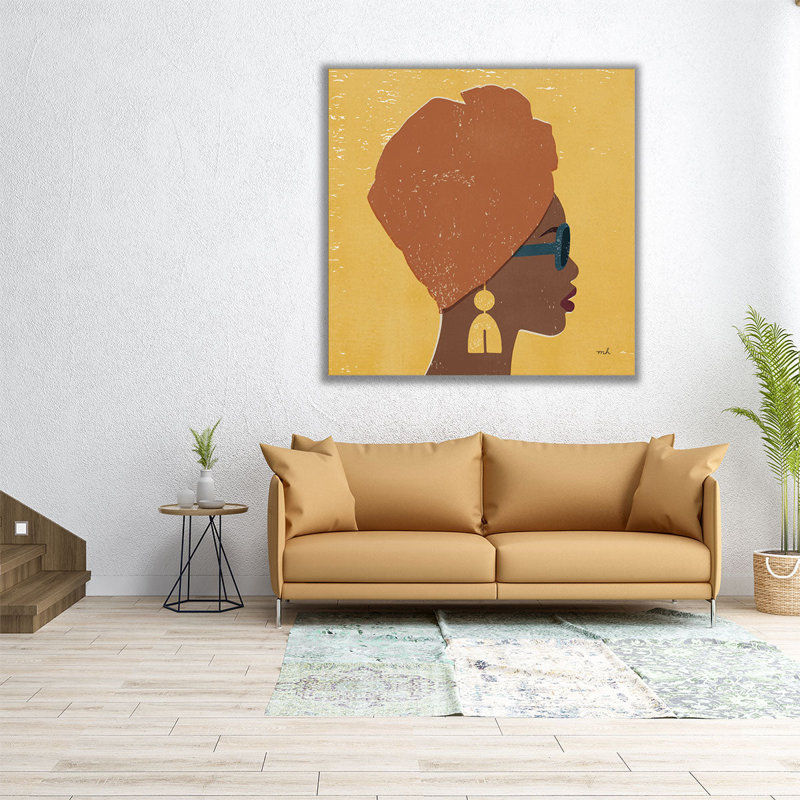 Kenya Couture I - reproduction d'art sur toile, H 12 po x l 12 po