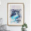 Winter Waterfall in Iceland Watercolour - Picture Frame Graphic Art-62805146-62805148