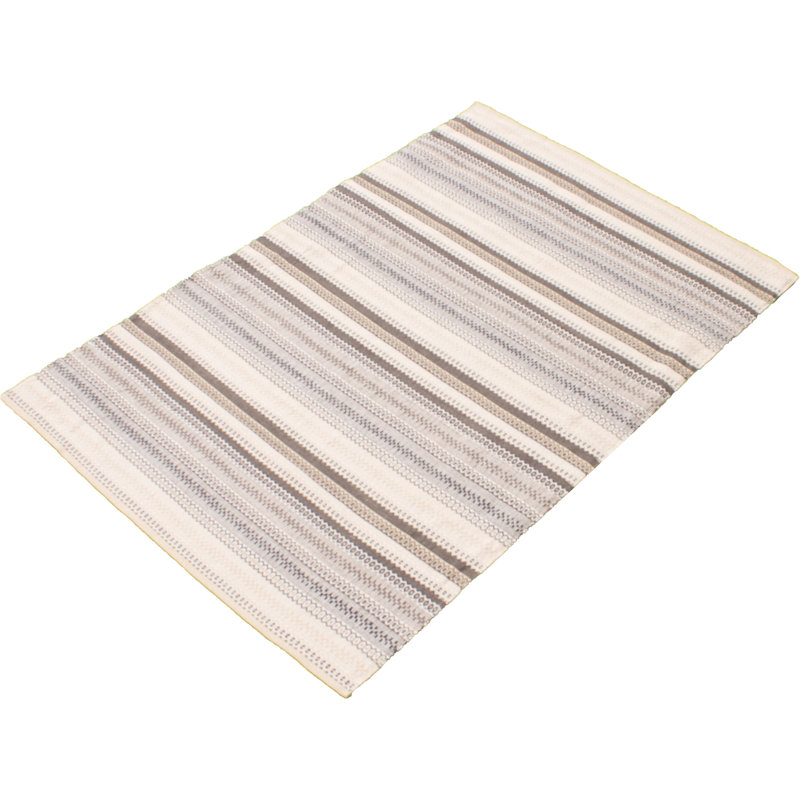 Tapis en laine kaki / brun Ishee, Rectangle 5 pi 2 po x 7 pi 9 po