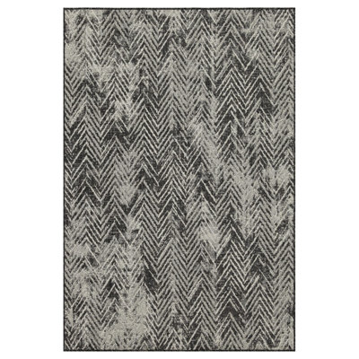 Sunshine GC_HAR2011 Anthracite 7 Ft. 10 In. X 10 Ft. 3 In. Indoor/Outdoor Area Rug