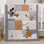 Ensemble de literie pour lit de bébé 3 pièces NoJo Disney Mouse, Donald Duck and Pluto, Clouds and Stars