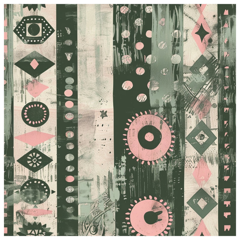 Geometric Tribal Pattern Blankets, 60in W x 80in H