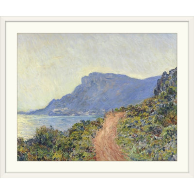 La Corniche près de Monaco, 1884 par Claude Monet - reproduction imprimée