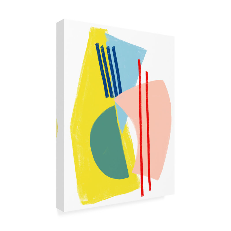 «June Erica Vess Color Plan Iii», art sur toile, H 19 po x l 14 po x P 2 po