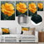 «Yellow Green Morning Dew Marigold», reproduction d'art murale souci-278171336-278171343