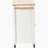 Kitchen Island Cart With Solid Wood Top And Locking Wheels, 4 Door Cabinet And Drawers-1997839528