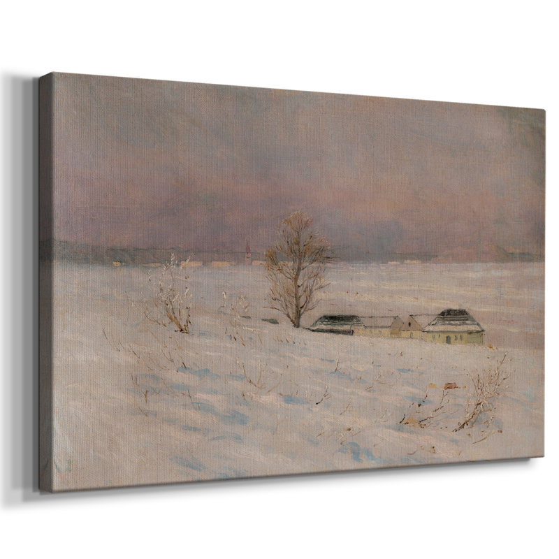 Paysage rétro - cmxviii, H 41 po x l 61 po x P 1,5 po, Toile tendue