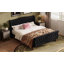 Lit plateforme Verona King en velours avec tête de lit capitonnée à oreilles-134707182-134707184