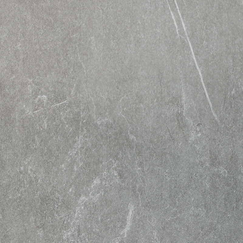 Rouleau de papier peint amovible gris imperméable durable à motif de marbre gris (ensemble de 2), Gris