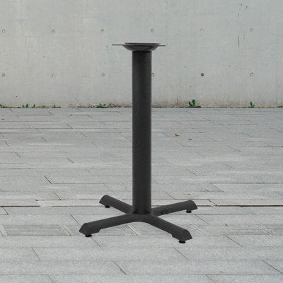 22'' w Cast Iron Cross Base