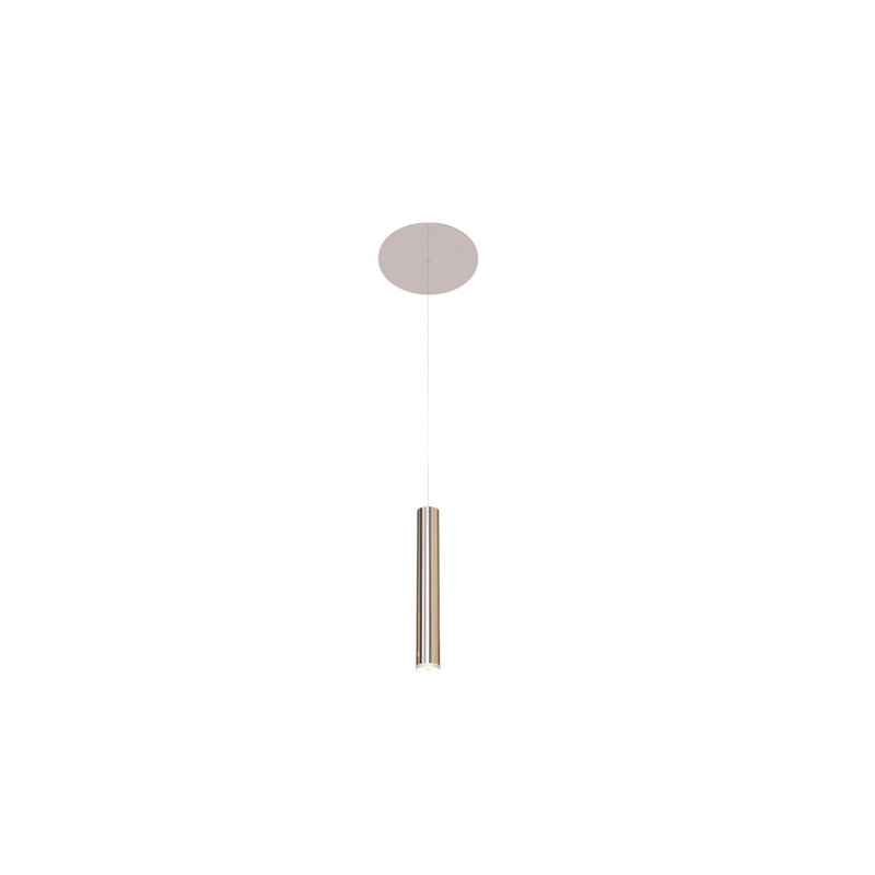 Lungo - Pendant - 1.6"W x 11.8"H - Chrome, 1.6"W x 11.8"H, Chrome