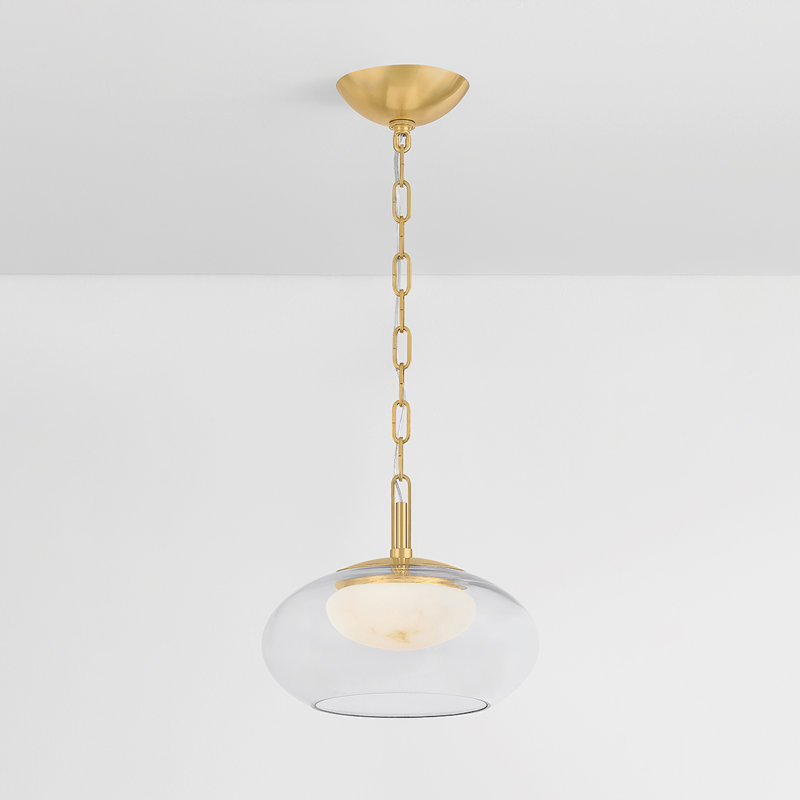 Moore Pendant in Aged Brass