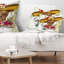 Crâne de Sombrero avec fleurs - coussin décoratif imprimé floral-29882122-89810754