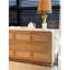 Armoire d'appoint en bois massif Simple Rattan Art