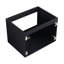 Meuble-lavabo 24 po. Comprend un évier en céramique et une porte à fermeture en douceur. Moderne. Contreplaqué. Noir Optimise le rangement inclus. Maximise l'élégance