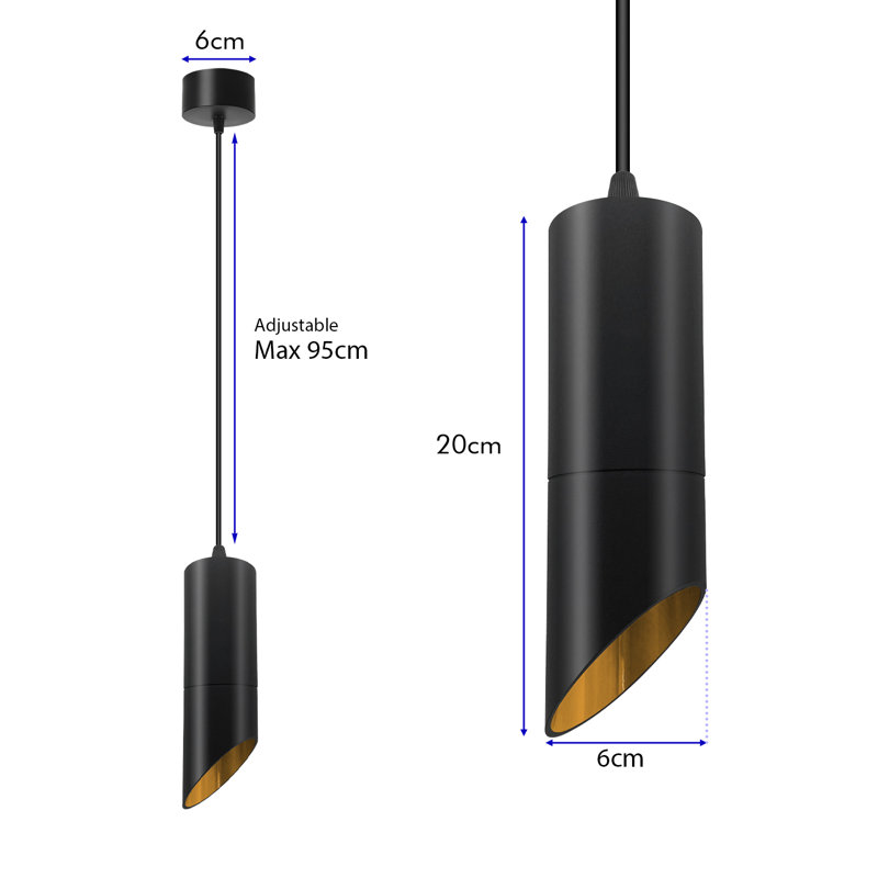 Miyoka 1 - Light Black LED Pendant
