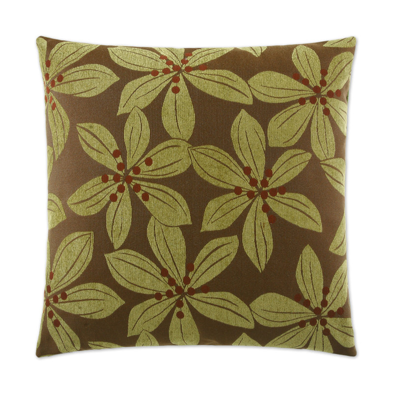 Tropical Leaf Pillow Cover & Insert, Rectangle 14"H x 24"W