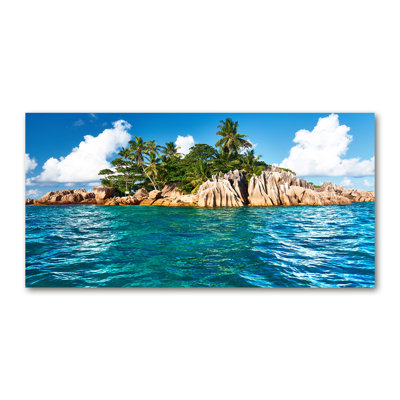 Tropical Island - Wrapped Canvas Print