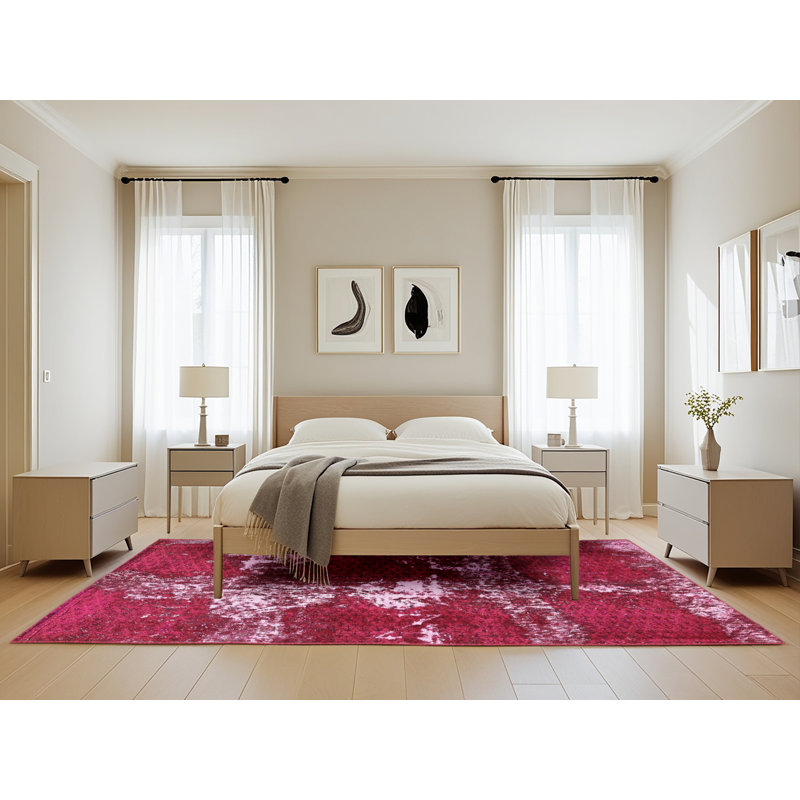 Abstract Indoor Rug, Rectangle 5' x 8'