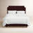 Hampton Bed In Ditsy Dahlia Burgundy-121671290-121390742