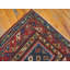 Antique Kazak Hallway Runner Wool Blue Rug