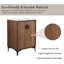 Meuble-lavabo sur pied simple 24 po avec comptoir en céramique brun