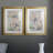 Blossom Study I - Matted and Framed Under Glass, Set of 2, Large Living Room Wall Art-499322886-499322884
