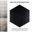 Carreau de porcelaine à motif hexagonal 19 po x 22 po Gaudi
